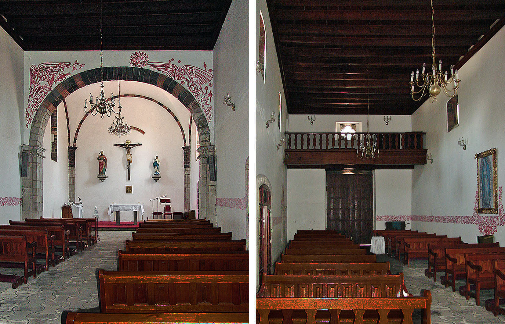 Interior del templo, 2009.