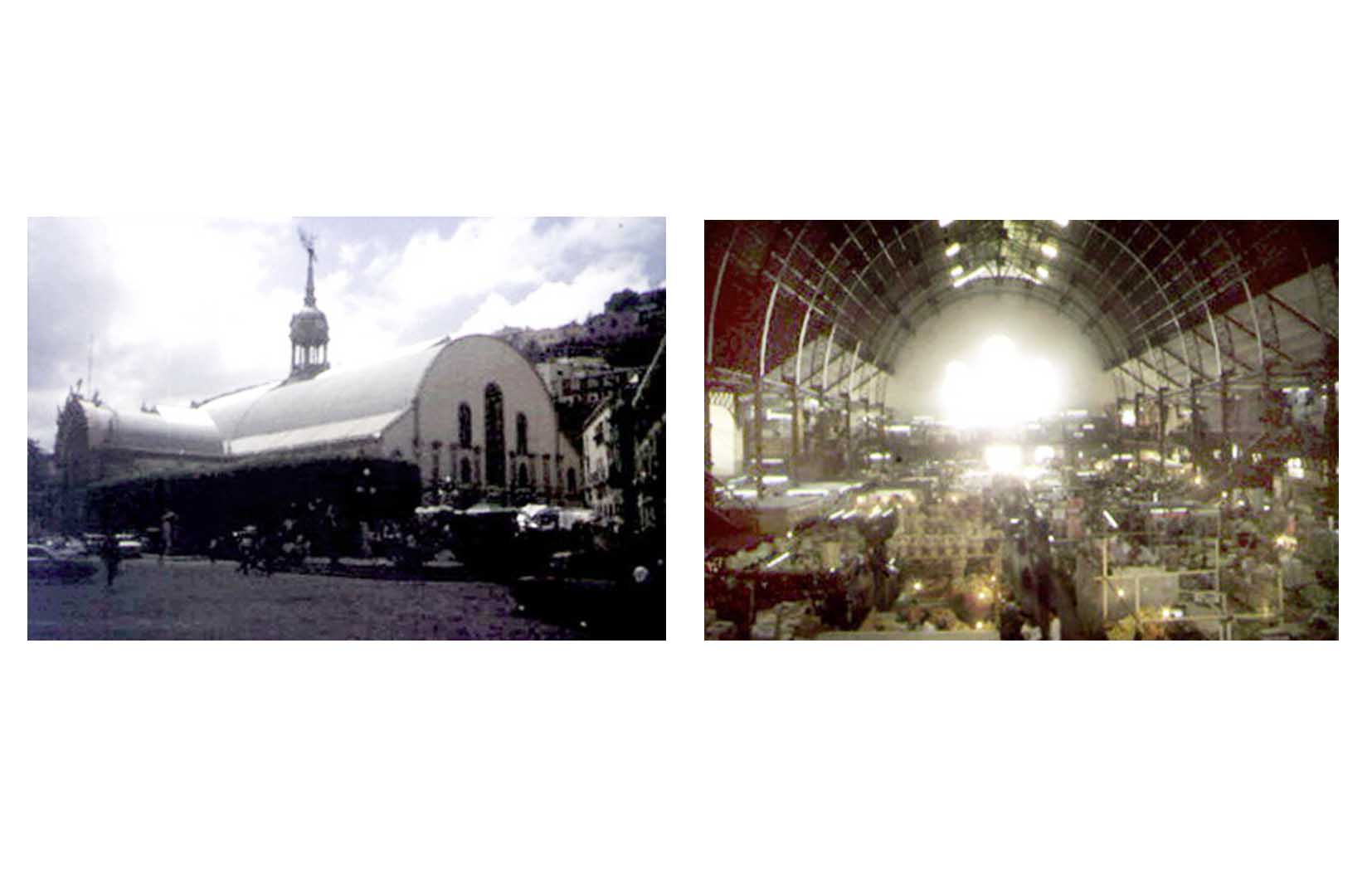 Imágenes, exterior 1988 e interior 2015.
