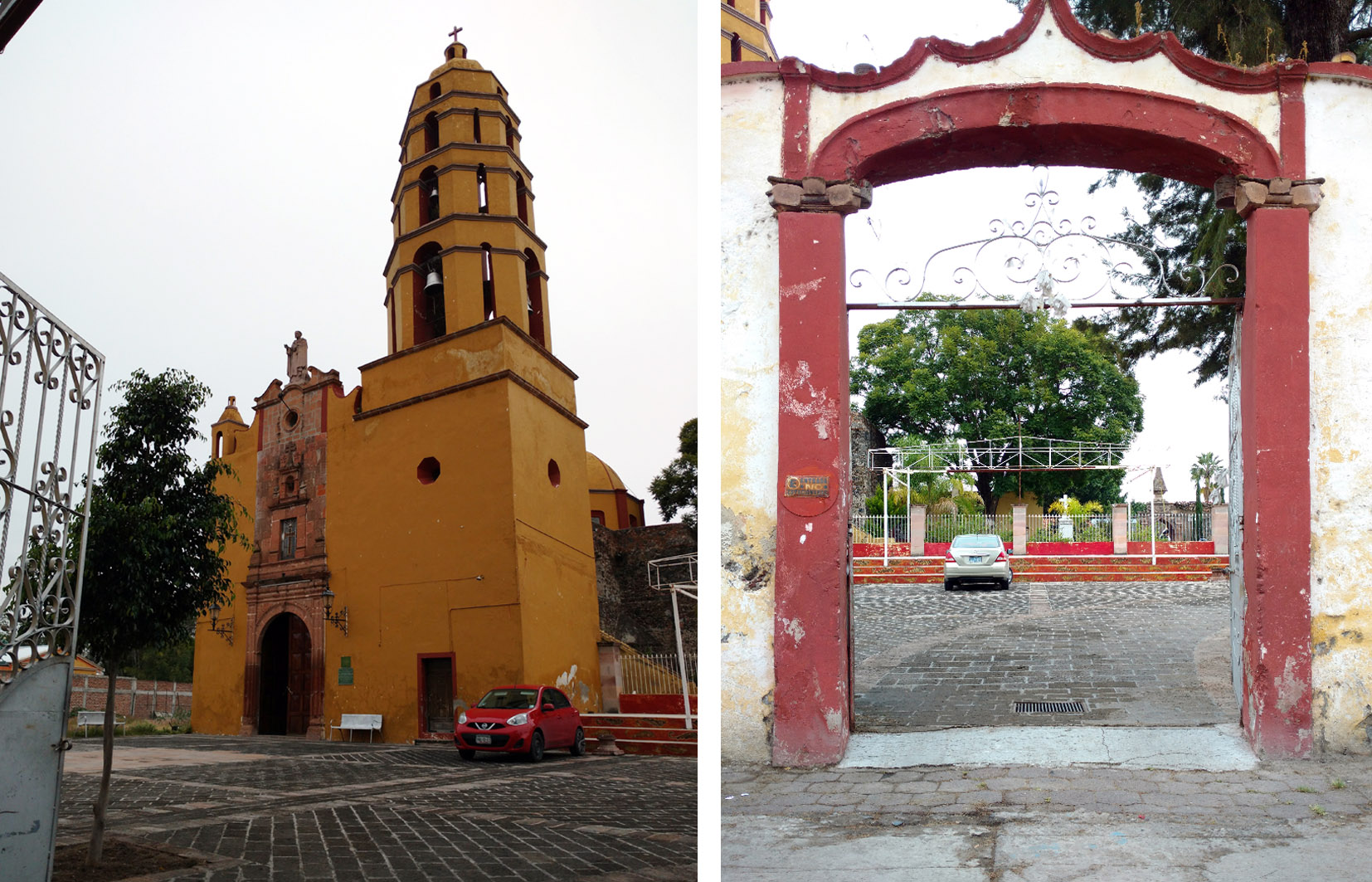 Templo y acceso central, 2016.
