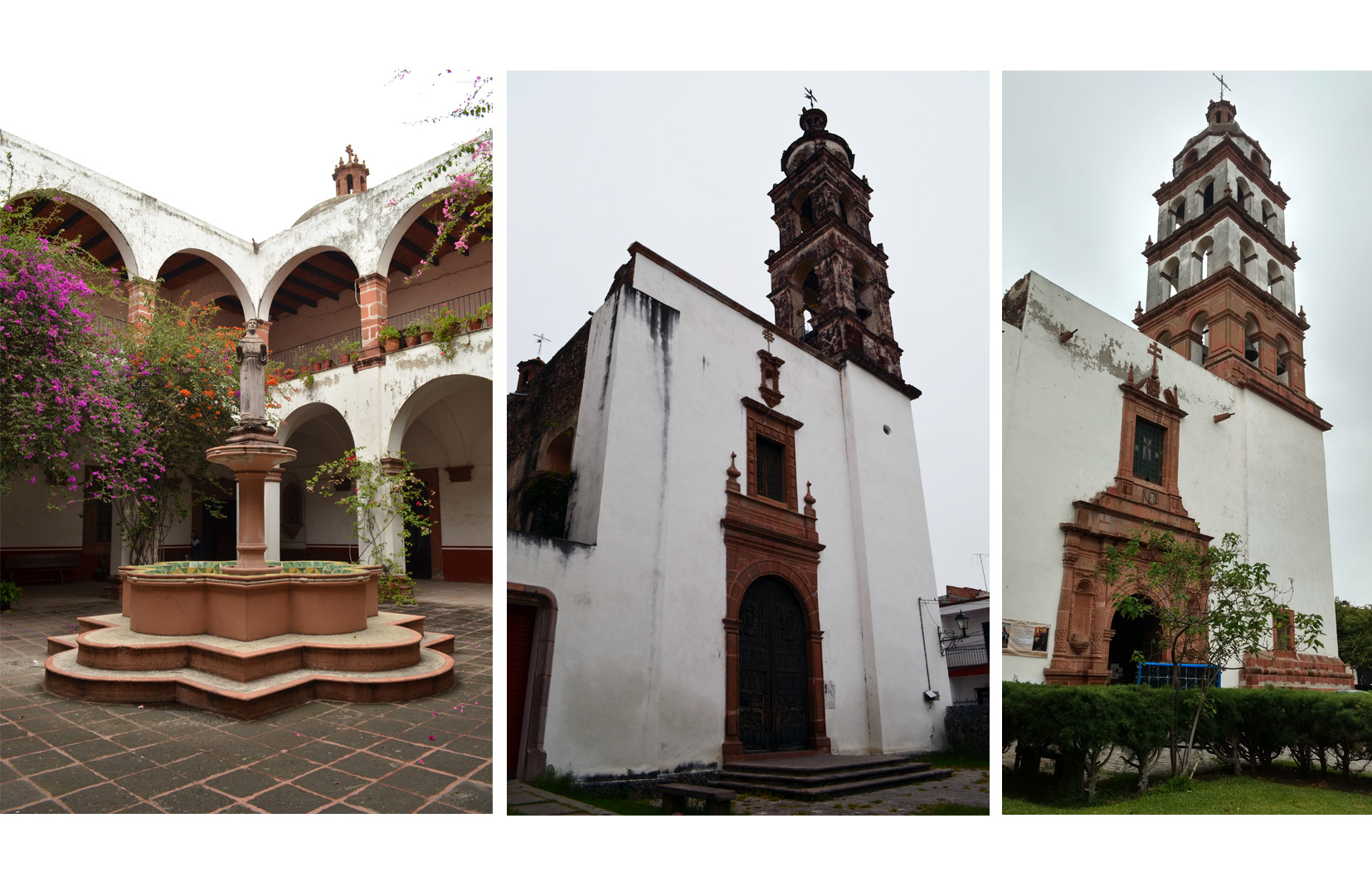 Claustro, templo de San Antonio y templo de San Francisco, 2016.