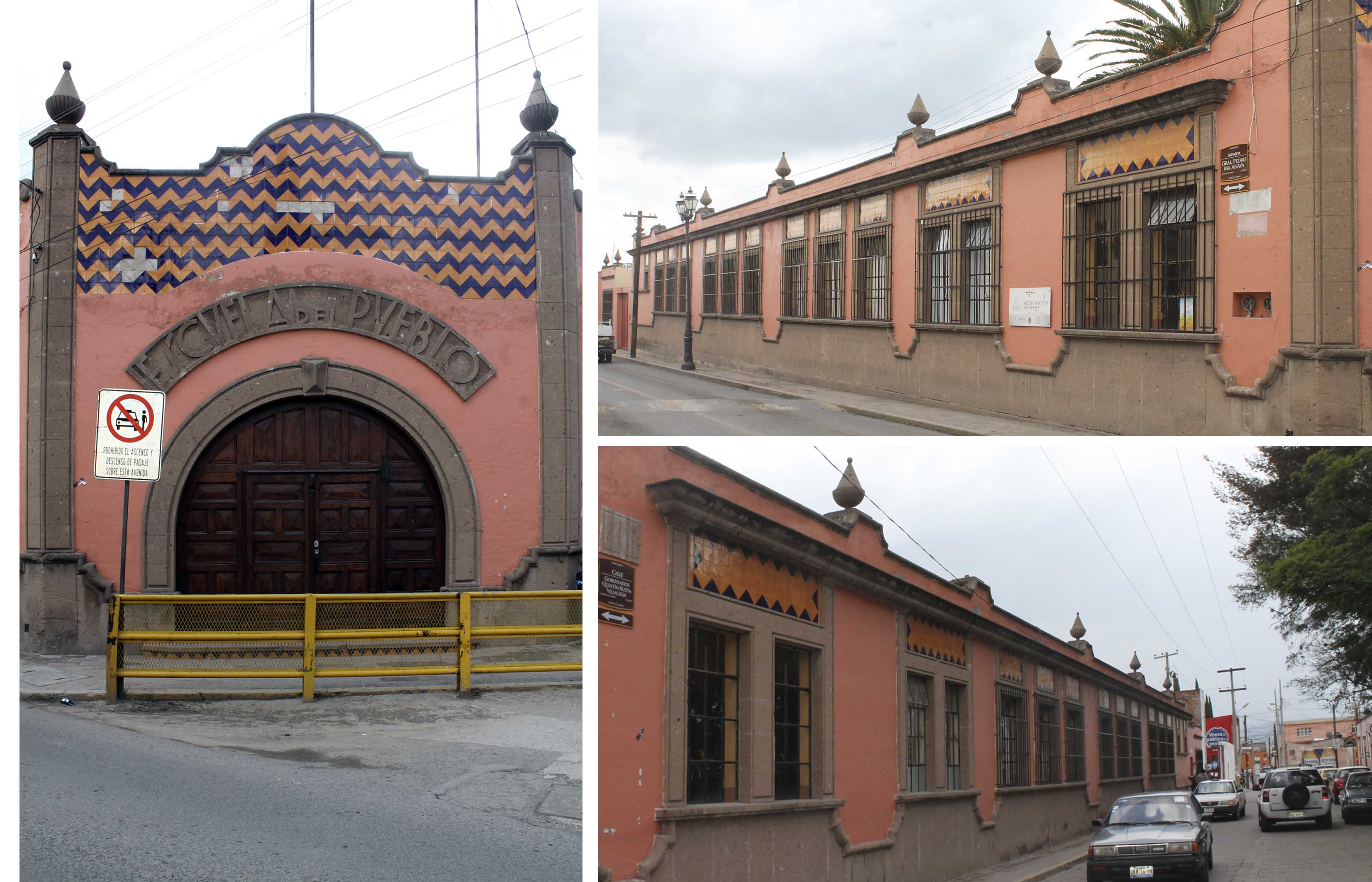 Detalle de acceso y fachadas en perspectiva, 2015.