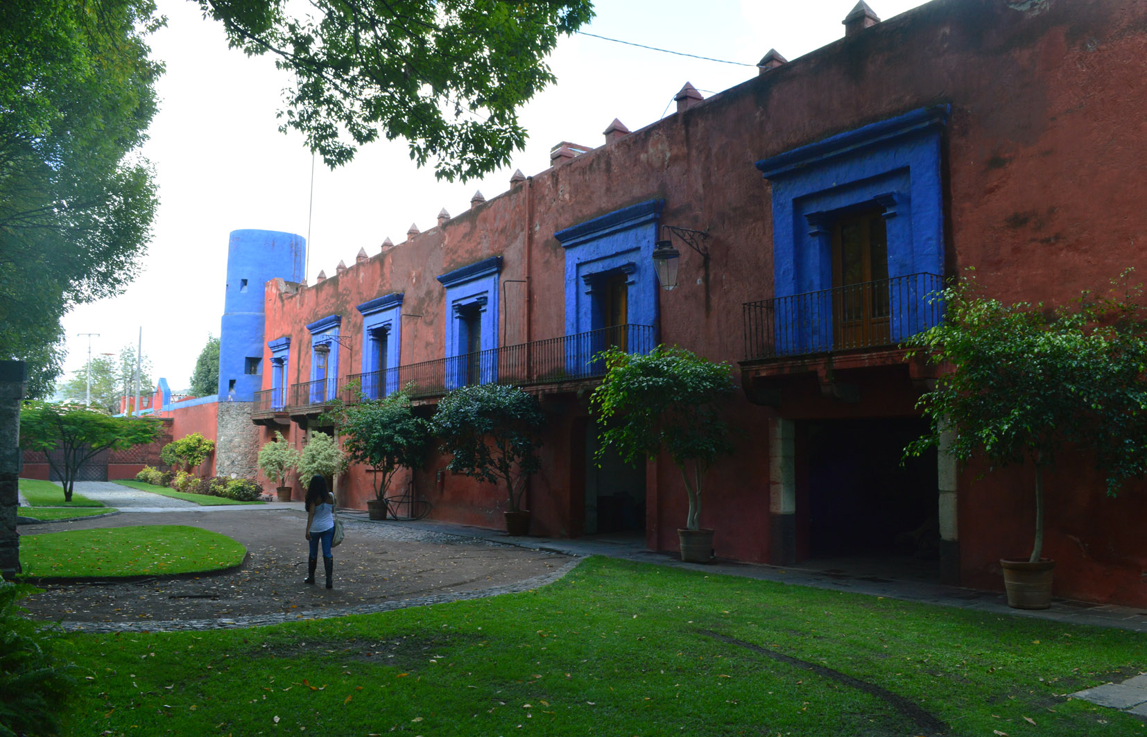 Fachada al interior de la hacienda, 2015.