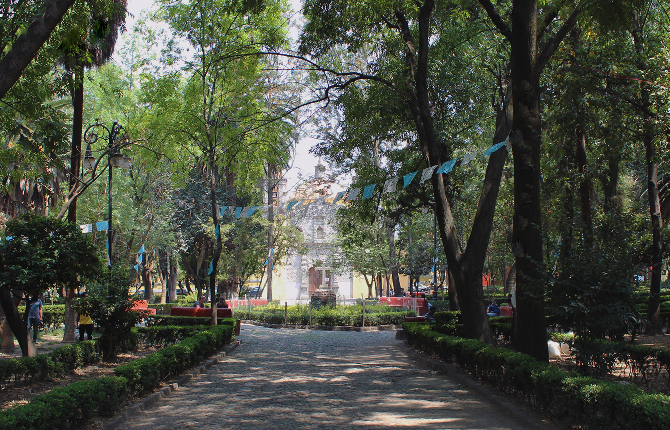 Vista del pasillo central, 2018.
