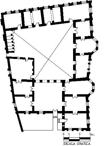 Croquis de levantamiento arquitectónico, año 2000