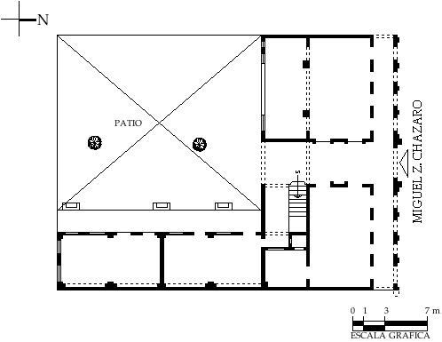 Planta arquitect&oacute;nica, 2000.